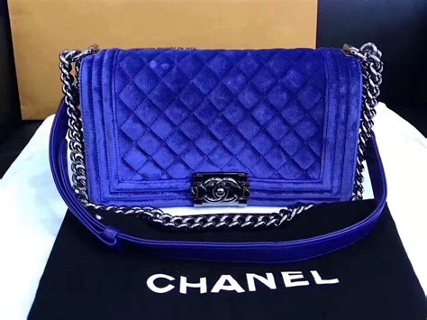 chanel boy royal blue|Bag of the Week: Chanel Royal Blue Boy Bag .